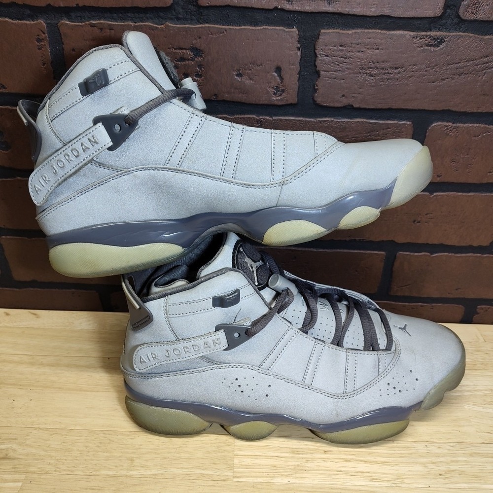Nike Air Jordan 6 Rings 3M Reflective CW4641-001 Men's Size 11 Gray
